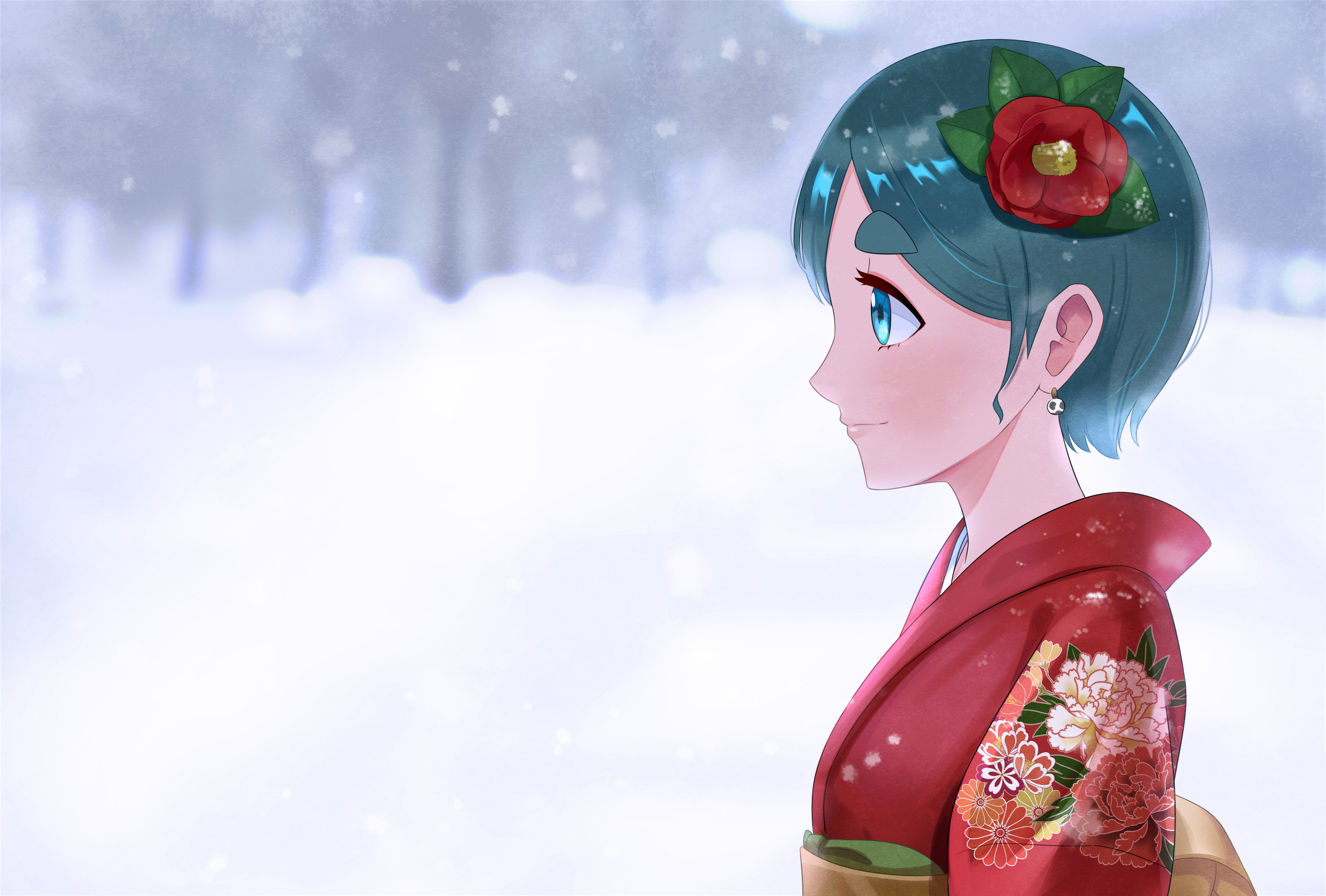Anime Girl 4k Ultra HD Wallpaper by SINOHIRA RIN