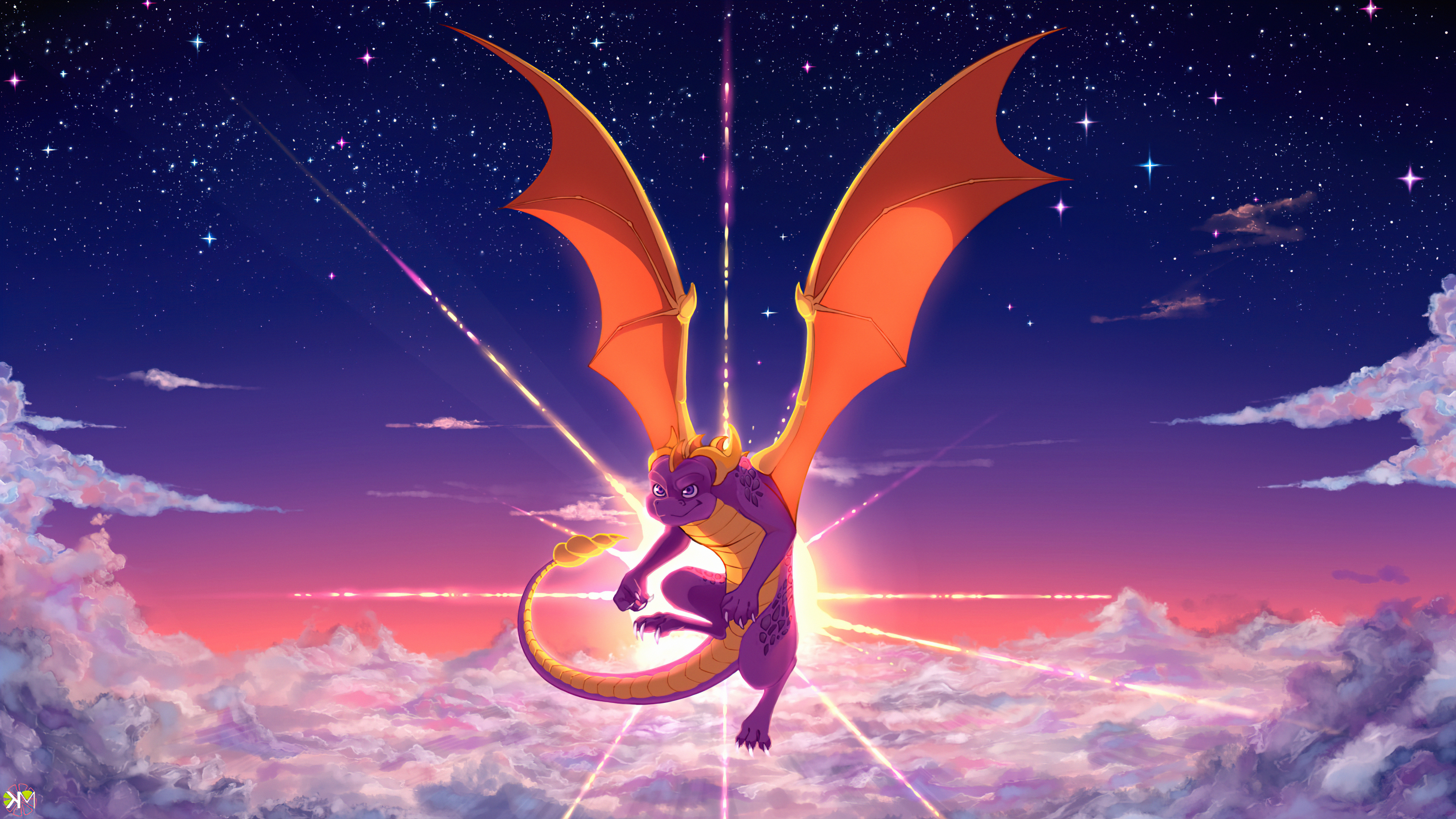 Spyro the Dragon 4k Ultra HD Wallpaper by coline EMANUEL