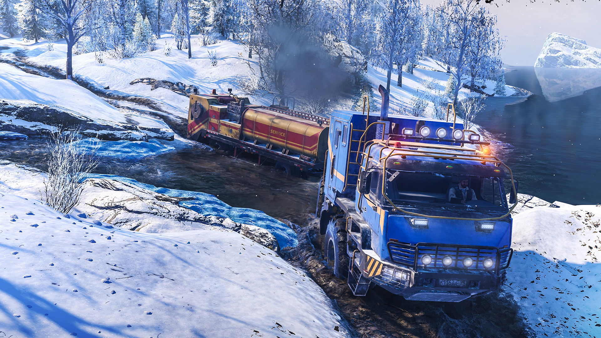 SnowRunner Truck Adventure HD Wallpaper