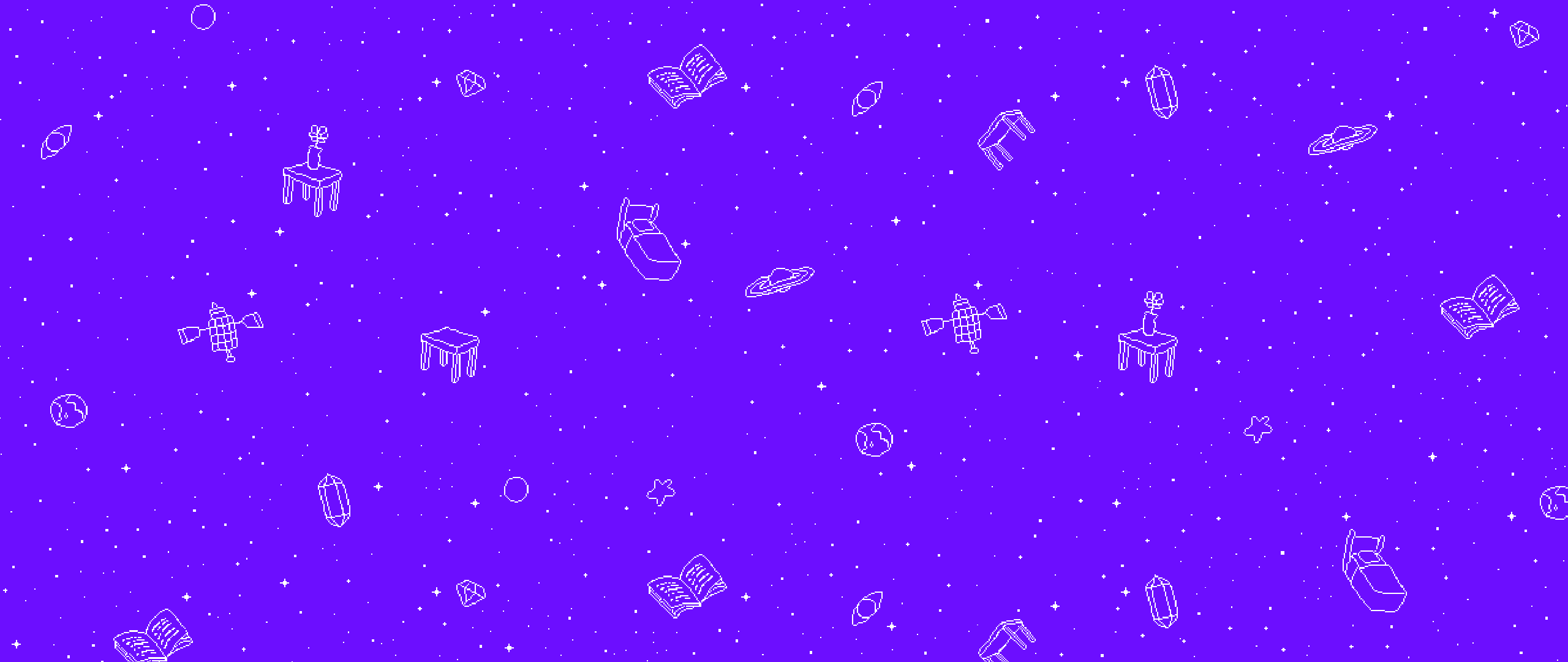 Omori White Space Wallpaper