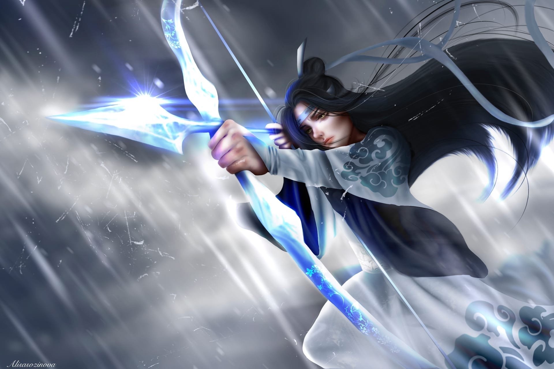 Download Lan Wangji Anime Mo Dao Zu Shi HD Wallpaper
