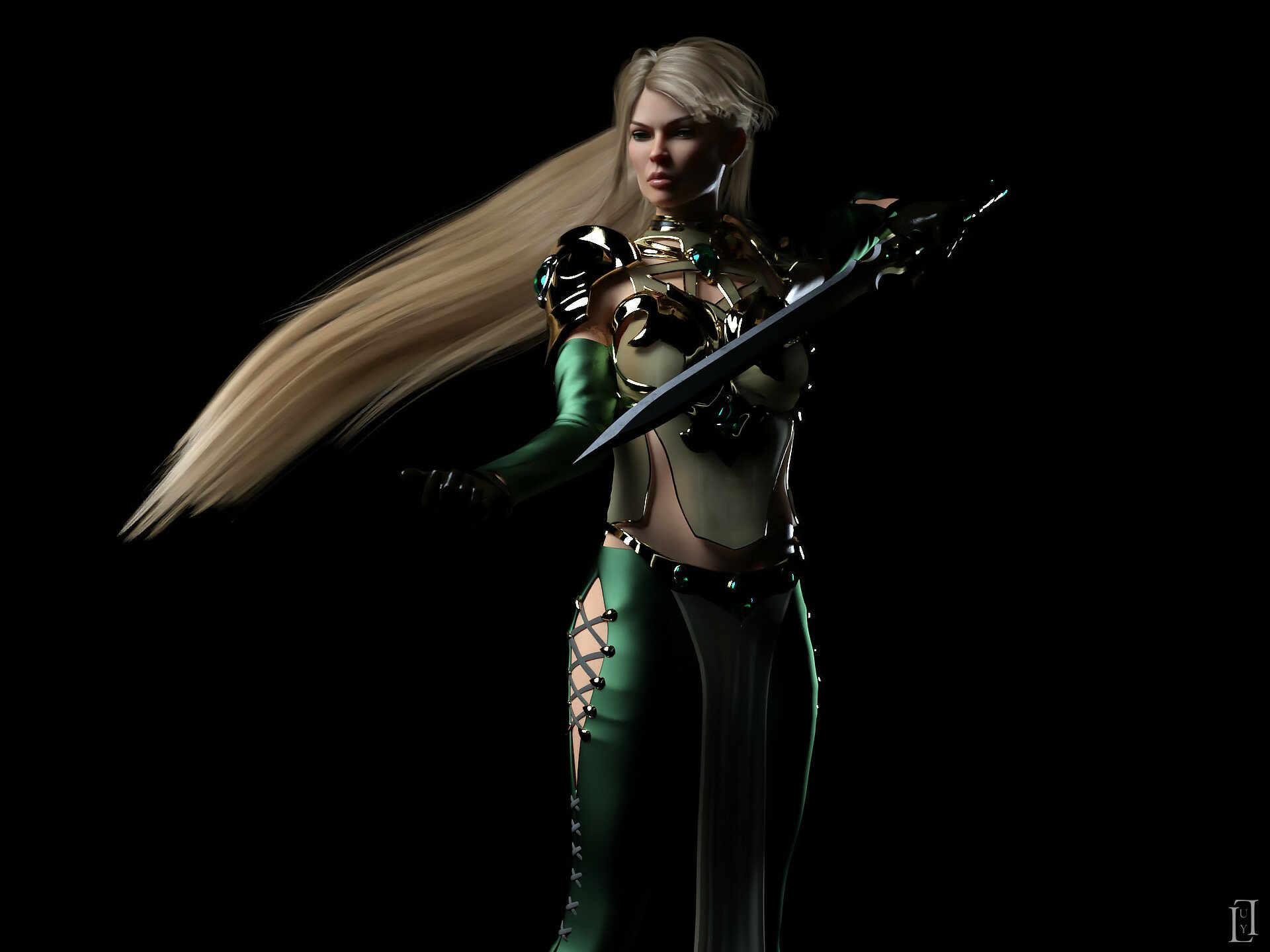 Download Leafa (Sword Art Online) Anime Sword Art Online II HD Wallpaper by Luca "LuP" Pettinelli