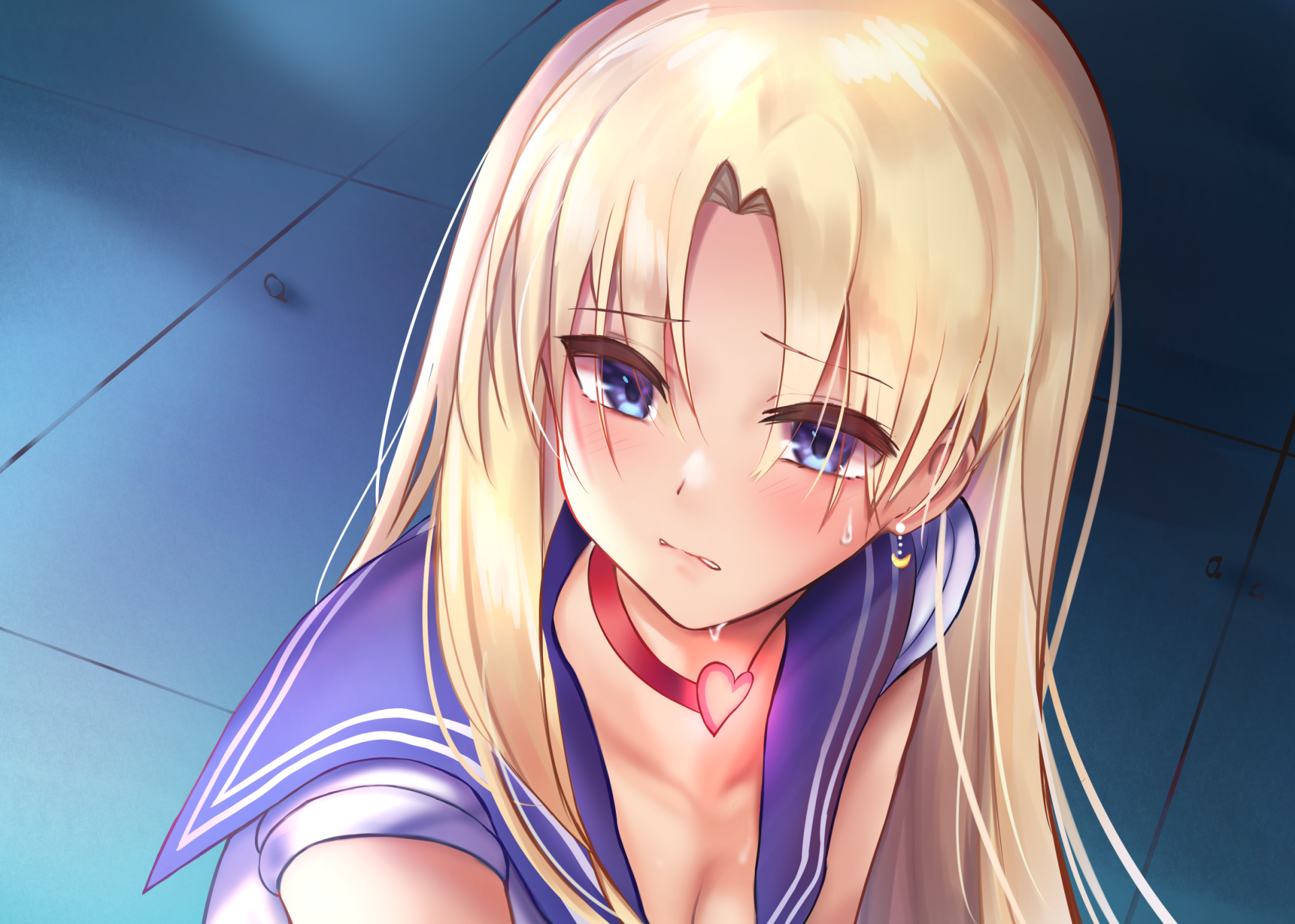 Download Long Hair Blue Eyes Blonde Usagi Tsukino Anime Sailor Moon HD Wallpaper by moshi🥔