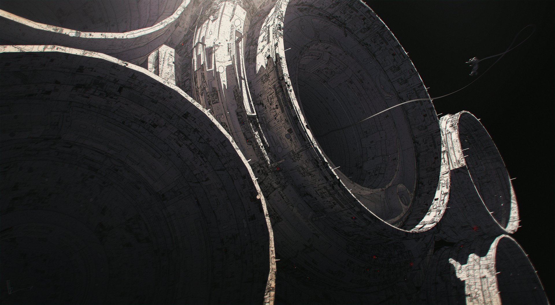 Download Astronaut Sci Fi Spaceship HD Wallpaper by Amir Zand