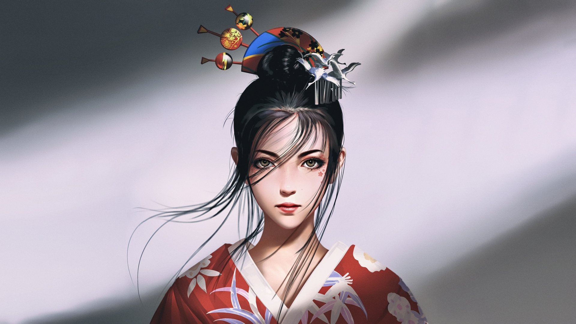 Download Black Hair Fantasy Oriental 4k Ultra HD Wallpaper