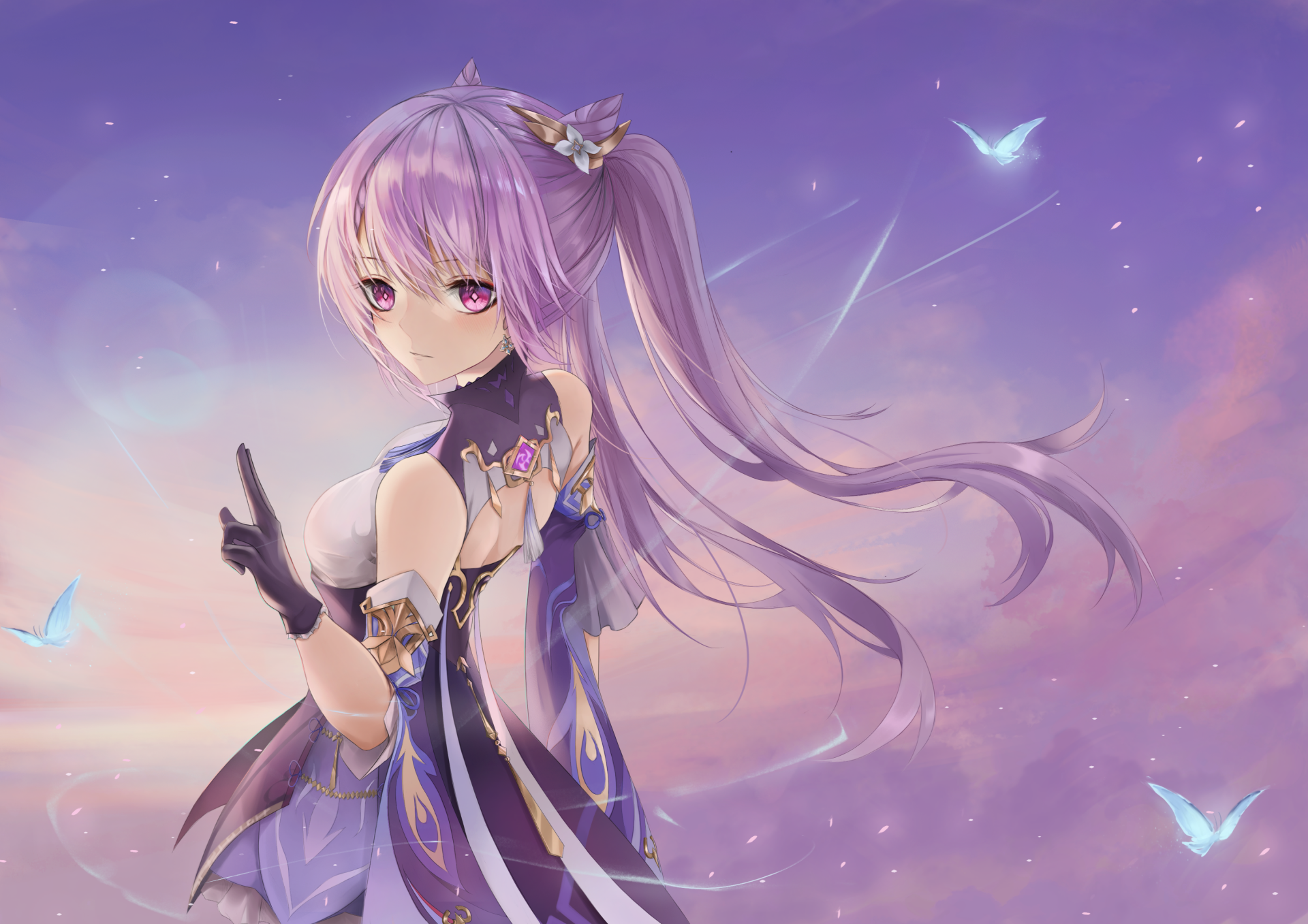 Download Keqing (Genshin Impact) Video Game Genshin Impact HD Wallpaper by Turbulence