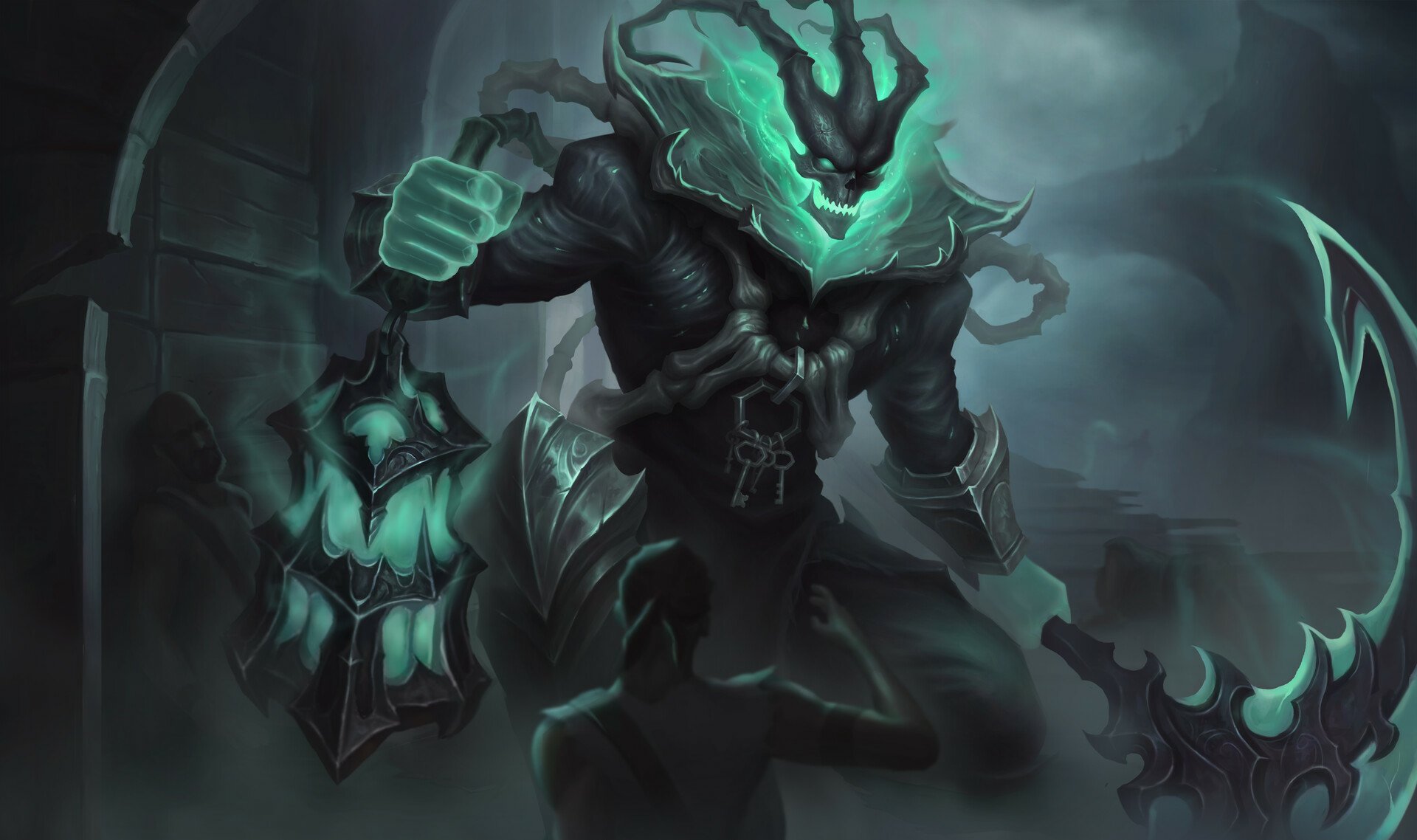 thresh league of legends statue