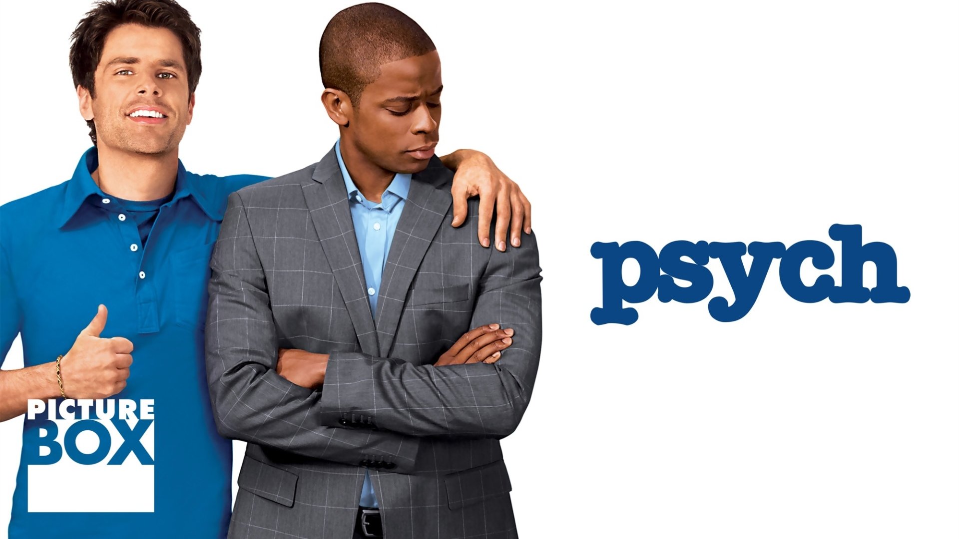 Download Shawn Spencer James Roday Rodriguez Gus (Psych) Dulé Hill TV Show Psych HD Wallpaper