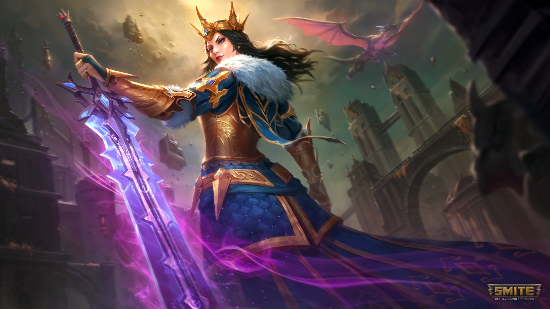 Download Morgan Le Fay (Smite) Video Game Smite 4k Ultra HD Wallpaper