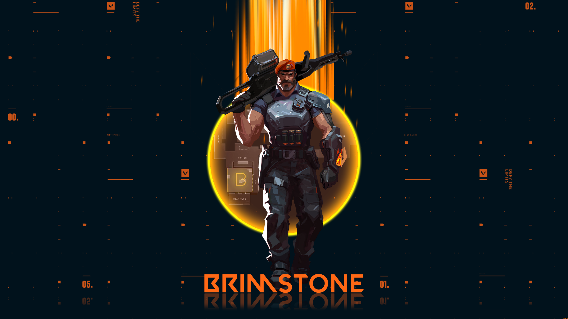 Download Brimstone (Valorant) Video Game Valorant 4k Ultra HD Wallpaper