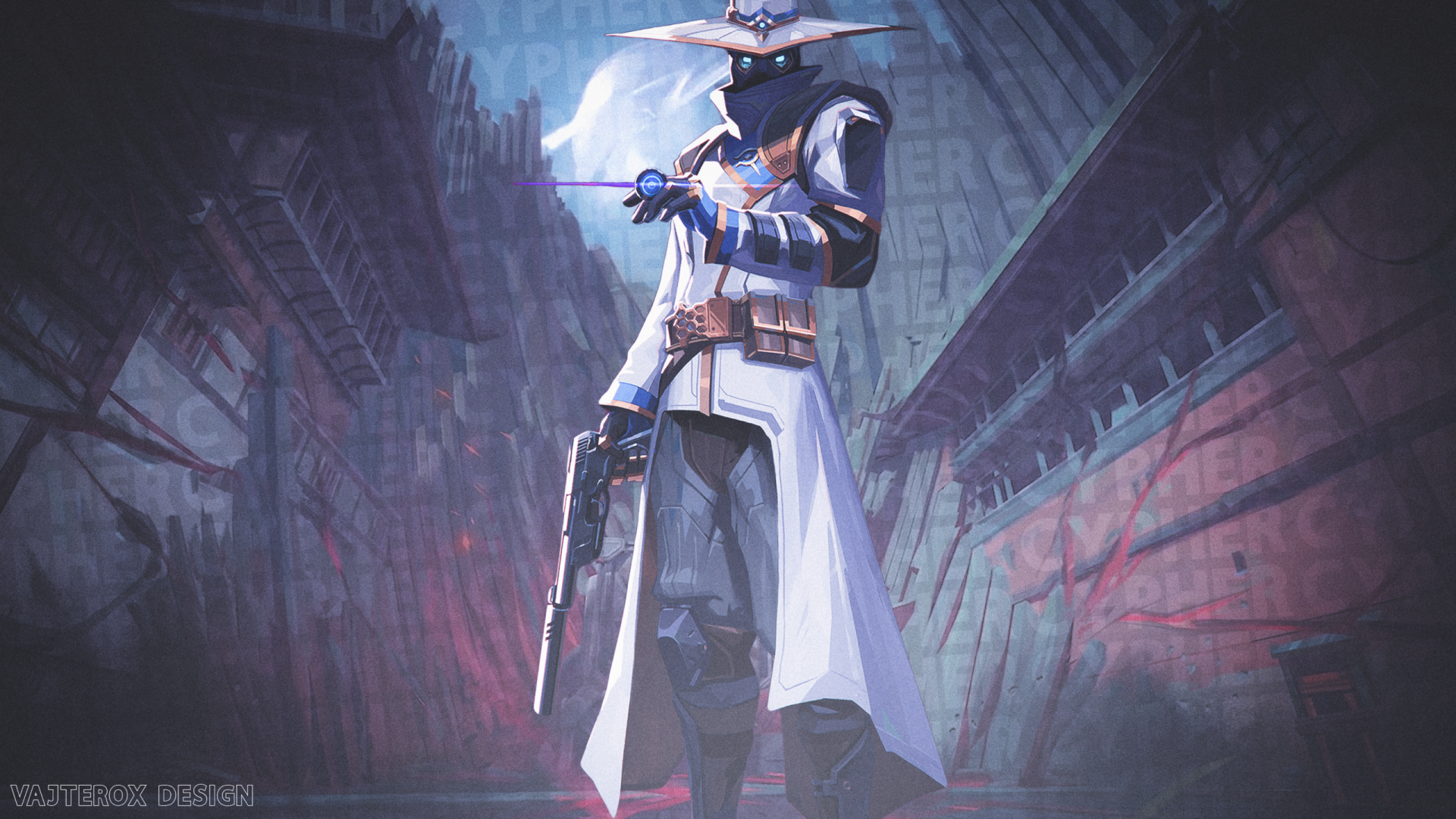 Download Cypher (Valorant) Video Game Valorant HD Wallpaper