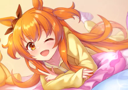 Mayano Top Gun Anime Uma Musume: Pretty Derby HD Desktop Wallpaper | Background Image