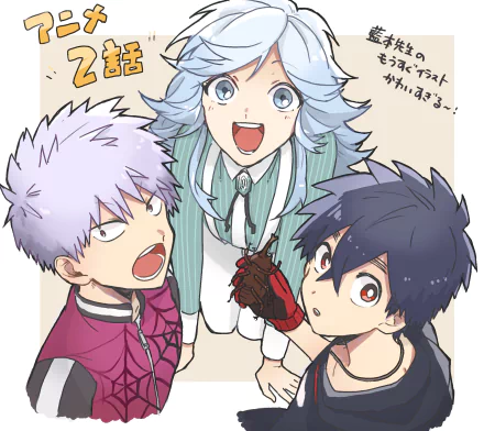 Shiki Tademaru Kabane Kusaka Akira (Kemono Jihen) Anime Kemono Jihen HD Desktop Wallpaper | Background Image