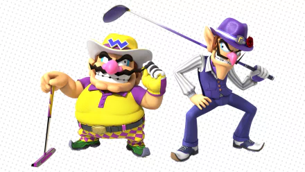 Waluigi Wario video game Mario Golf: Super Rush HD Desktop Wallpaper | Background Image