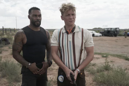  Omari Hardwick &amp; Matthias Schweighöfer in the Movie Army of the Dead