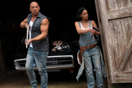 Michelle Rodriguez Letty Ortiz Vin Diesel Dominic Toretto movie Fast & Furious 9 HD Desktop Wallpaper | Background Image