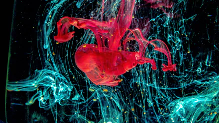 red blue Abstract smoke abstract blue HD Desktop Wallpaper | Background Image