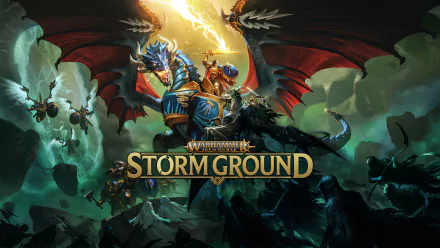 dragon video game Warhammer Age of Sigmar: Storm Ground HD Desktop Wallpaper | Background Image
