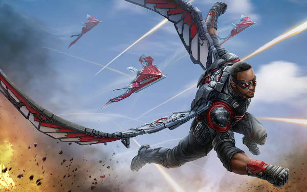 Falcon (Marvel Comics) Comic HD Desktop Wallpaper | Background Image