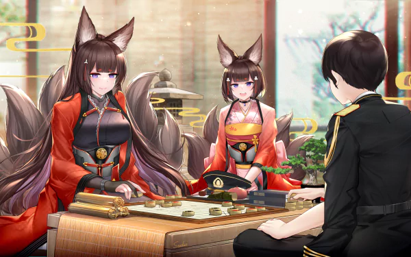 Commander (Azur Lane) Amagi (Azur Lane) Anime Azur Lane HD Desktop Wallpaper | Background Image