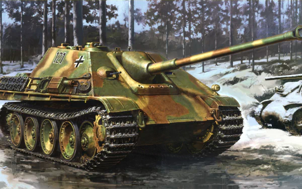 tank military Jagdpanther HD Desktop Wallpaper | Background Image