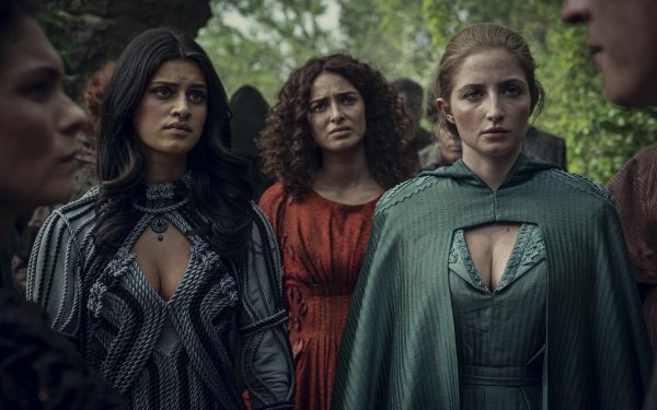 TV Show The Witcher Yennefer of Vengerberg Anya Chalotra Triss Merigold Anna Shaffer Sabrina Therica Wilson-Read HD Wallpaper | Background Image