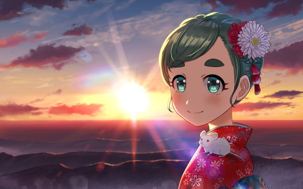 Anime Girl Futomayu-chan HD Wallpaper | Background Image