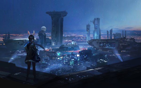 Video Game Arknights City Cityscape HD Wallpaper | Background Image