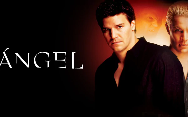 Spike (Buffy) James Marsters David Boreanaz TV Show angel HD Desktop Wallpaper | Background Image