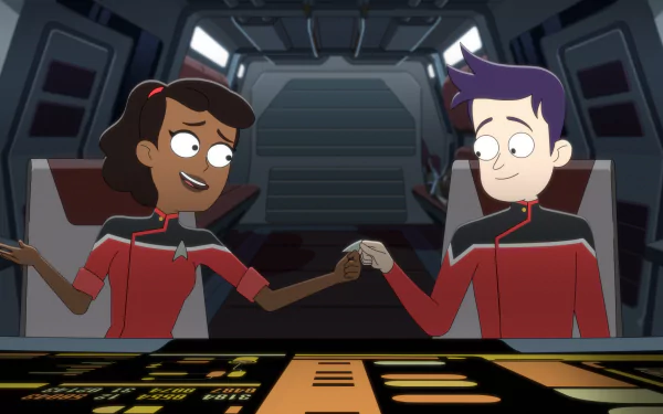 Brad Boimler Beckett Mariner Star Trek TV Show Star Trek: Lower Decks HD Desktop Wallpaper | Background Image