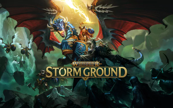 dragon video game Warhammer Age of Sigmar: Storm Ground HD Desktop Wallpaper | Background Image