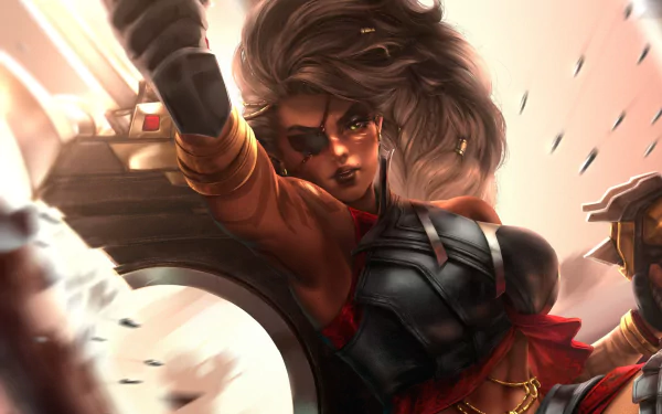 Samira (League of Legends) video game League Of Legends HD Desktop Wallpaper | Background Image