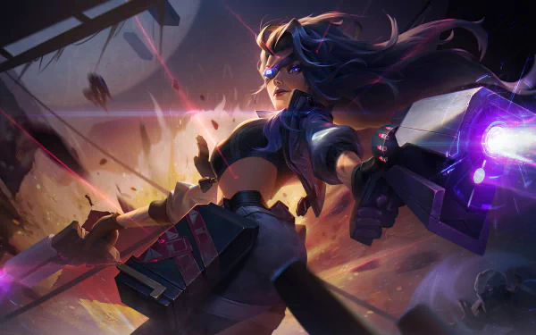 Samira (League of Legends) video game League Of Legends HD Desktop Wallpaper | Background Image