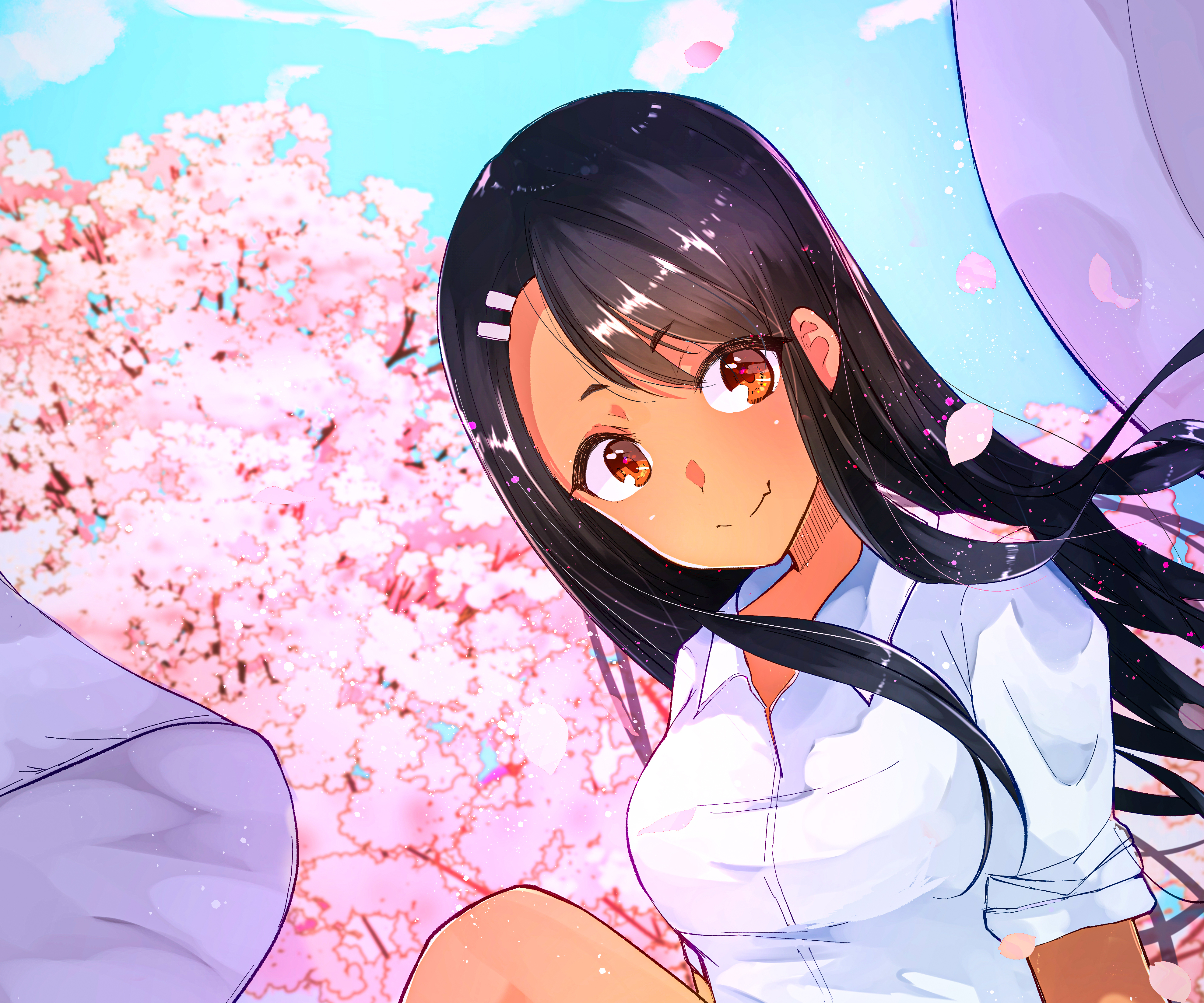 Anime Don't Toy with Me, Miss Nagatoro 4k Ultra HD Wallpaper by 静馬蒼