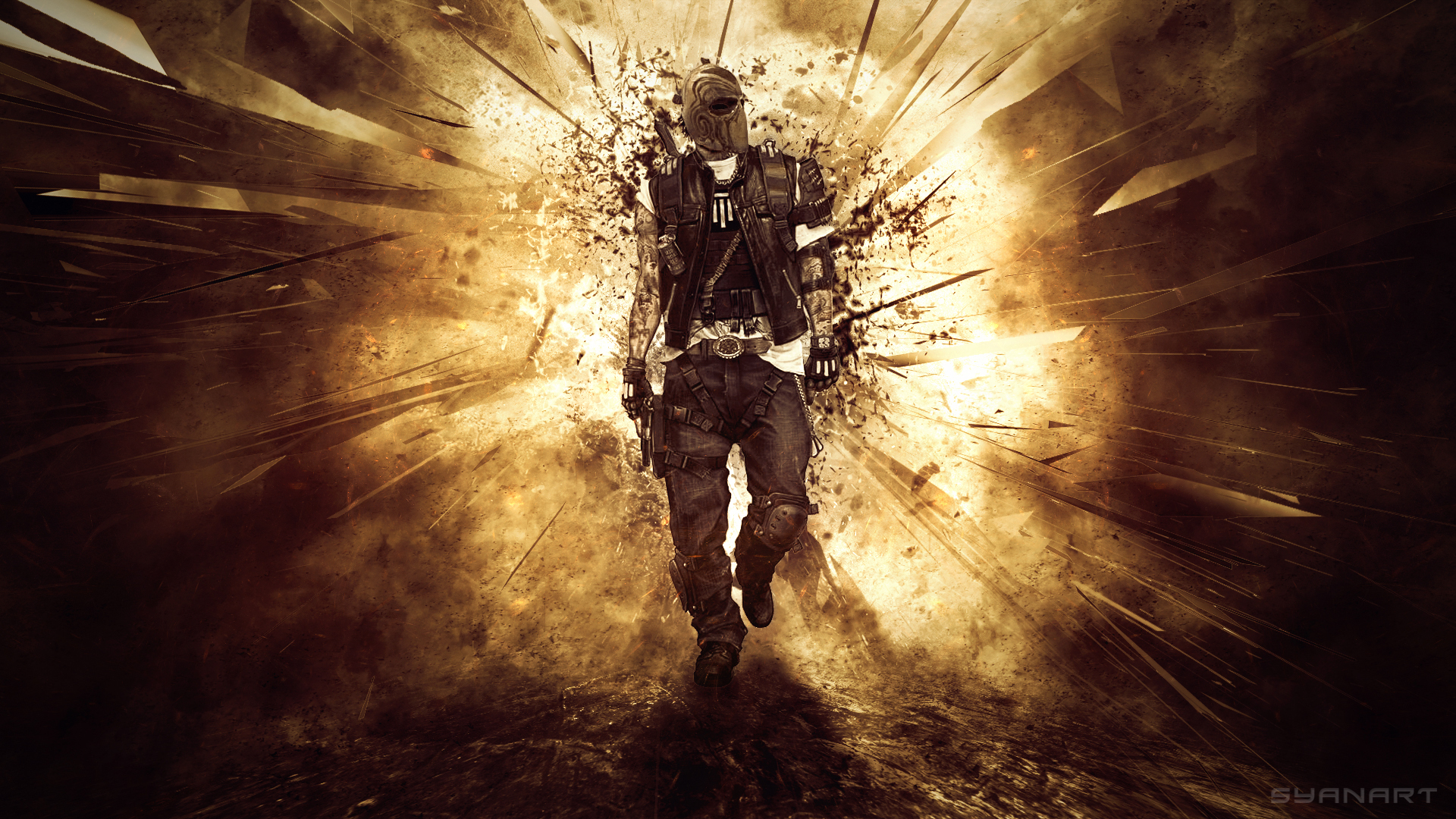 Video Game Army of Two: The Devil's Cartel HD Wallpaper | Background Image