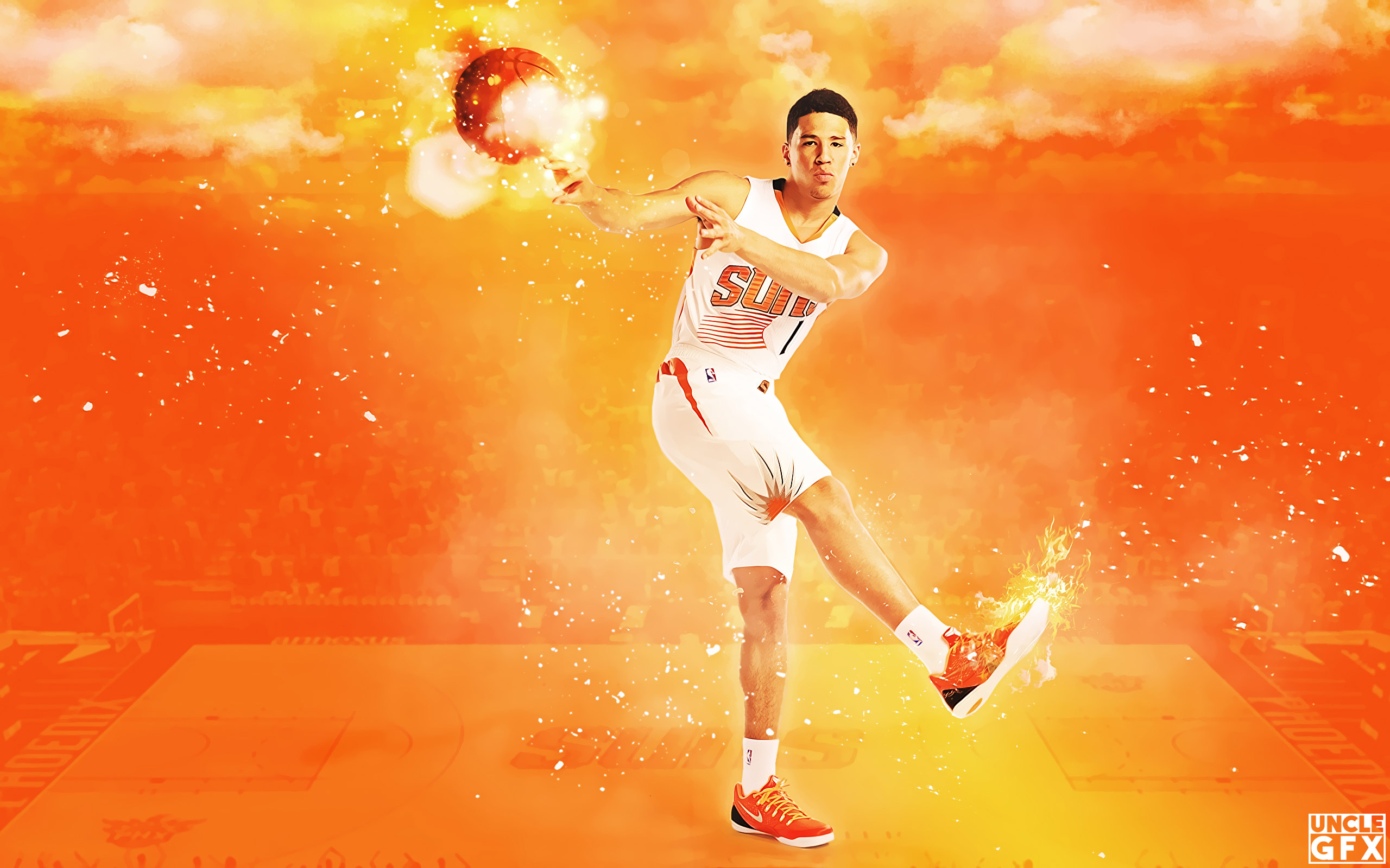 Devin Booker, NBA, booker, phoenix suns HD wallpaper