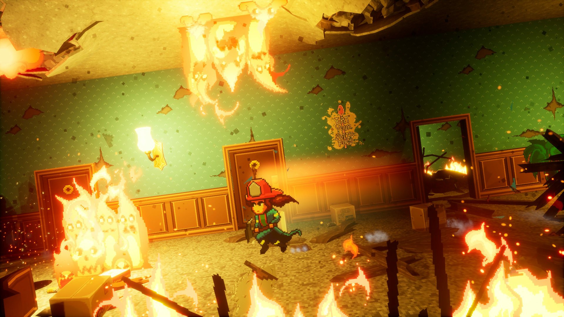 Download Video Game Firegirl HD Wallpaper