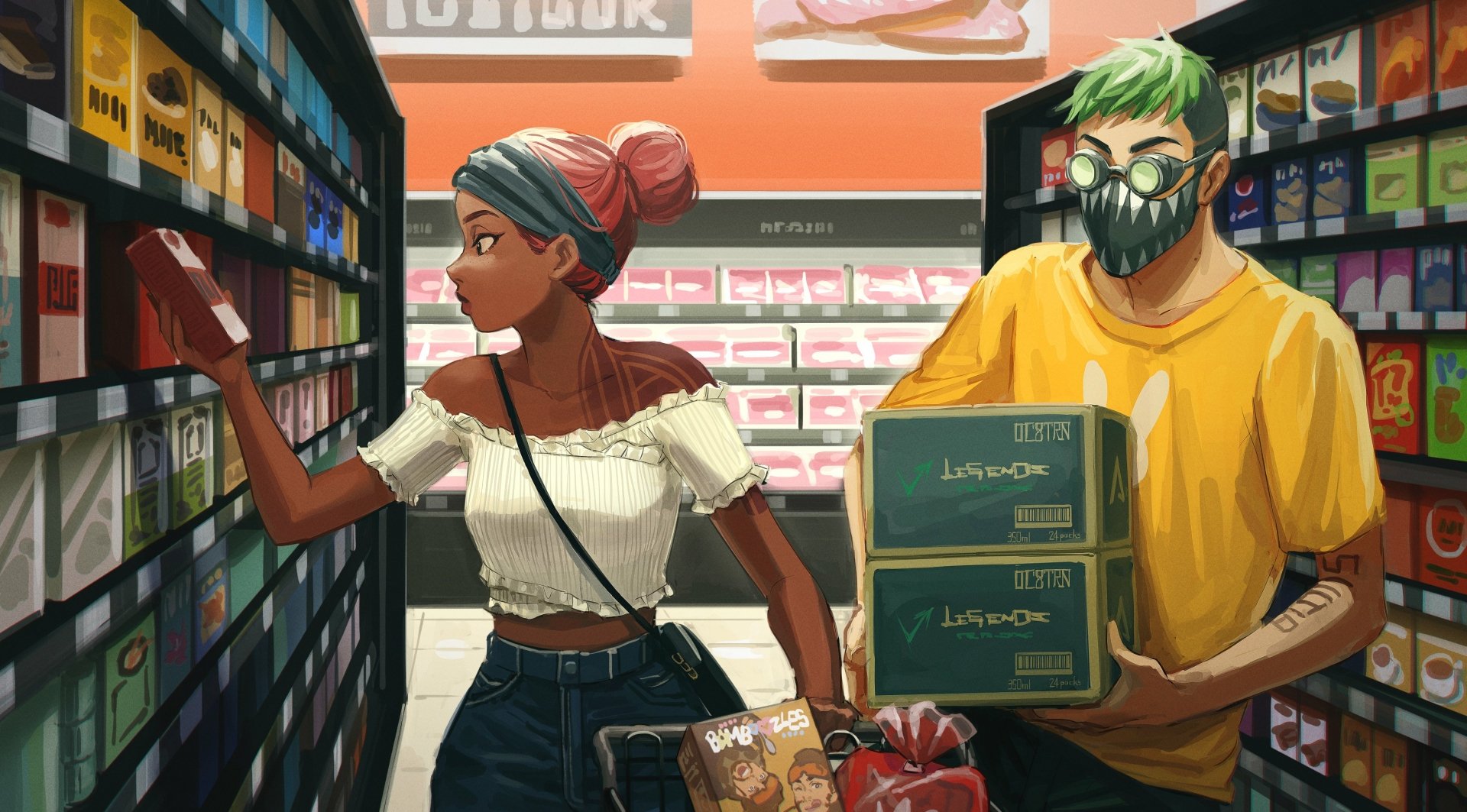 Download Lifeline (Apex Legends) Octane (Apex Legends) Video Game Apex Legends HD Wallpaper by もつ/2合