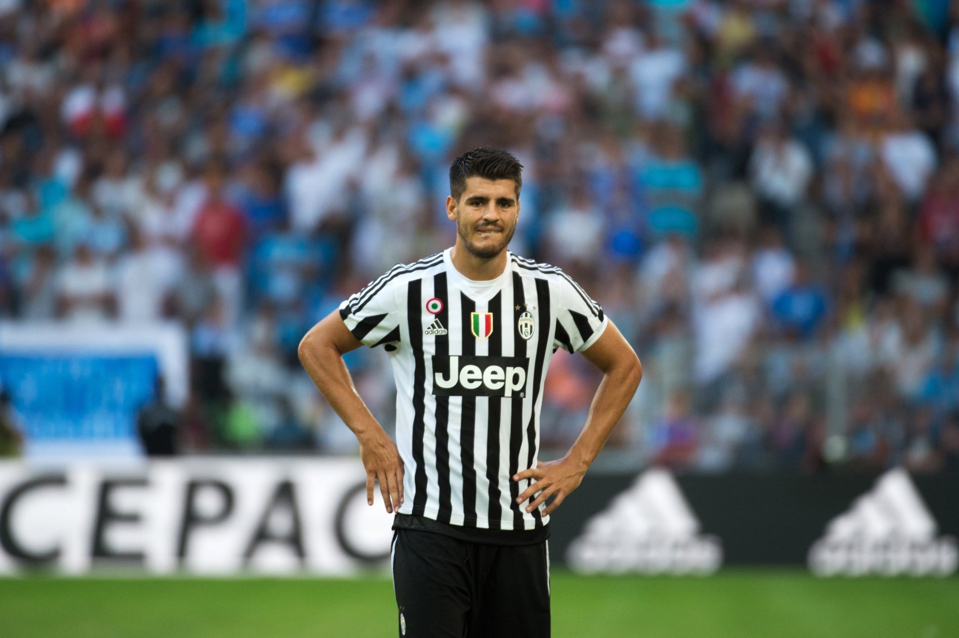 Download Soccer Spanish Alvaro Morata Sports HD Wallpaper