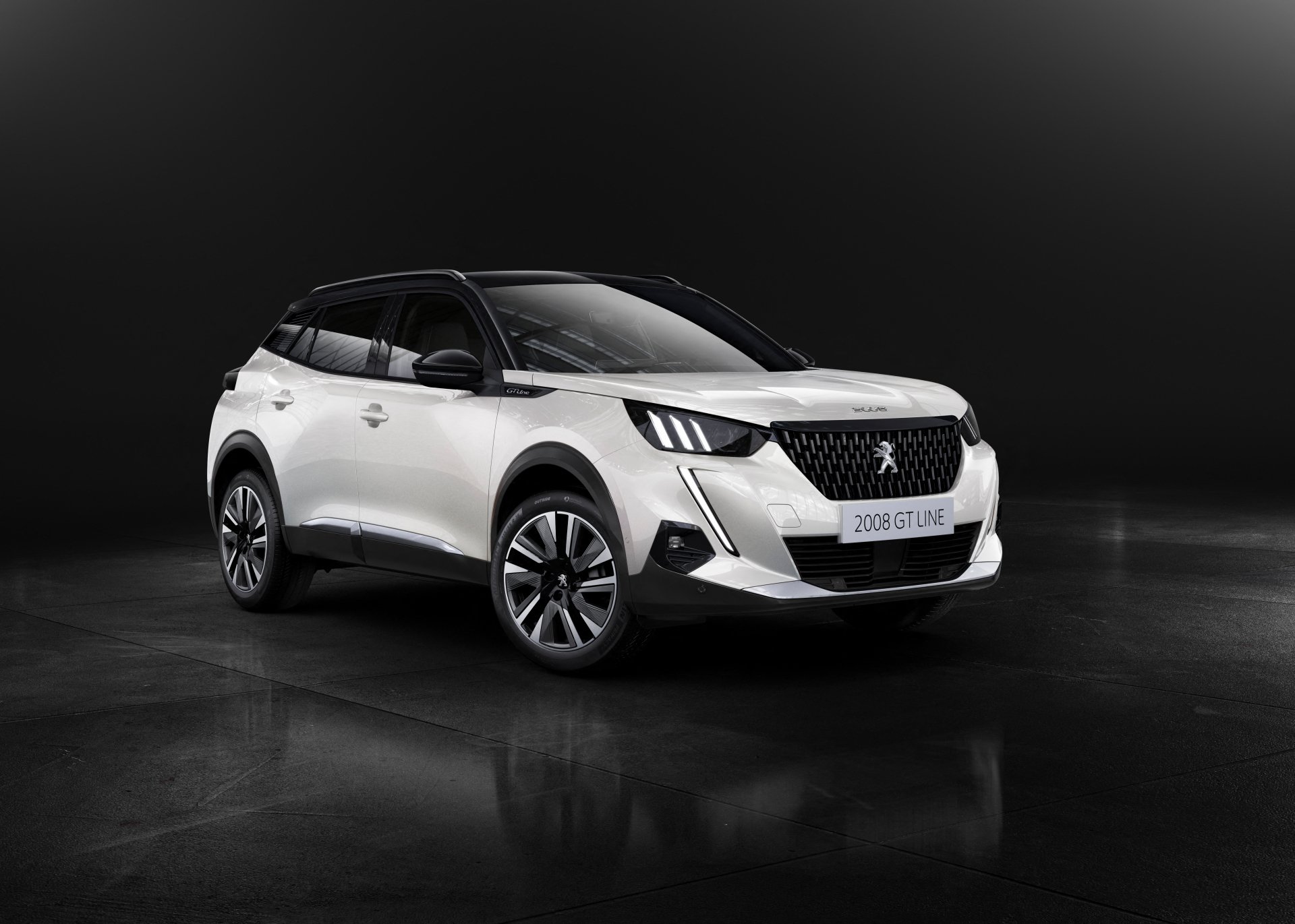 White 2019 Peugeot 2008 GT Line 4k Ultra Fondo De Pantalla HD Fondo 