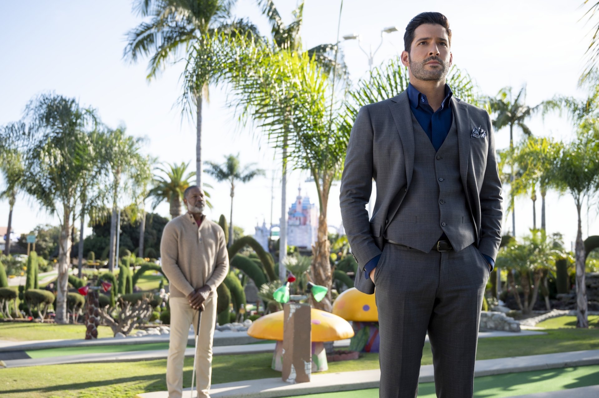 Download Tom Ellis Lucifer Morningstar TV Show Lucifer HD Wallpaper