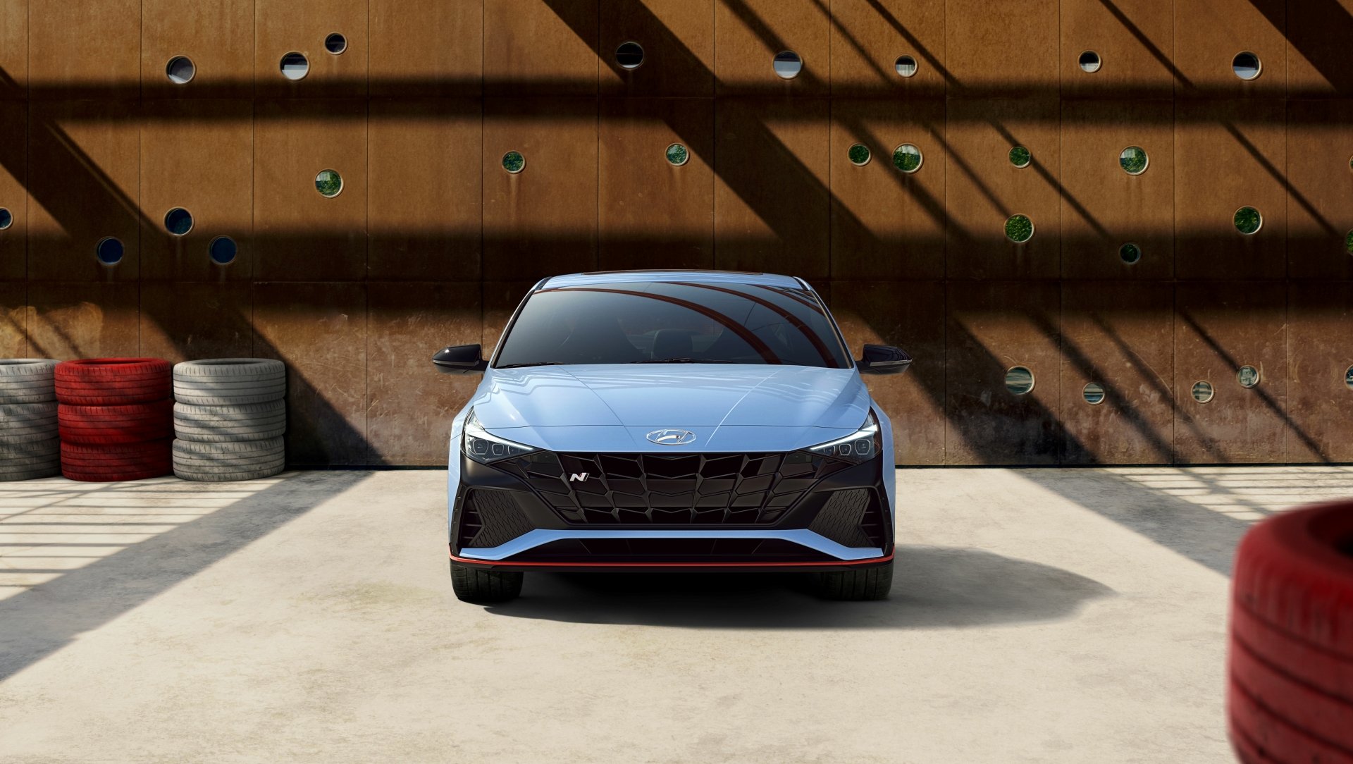 Download Vehicle Hyundai Elantra N 4k Ultra HD Wallpaper