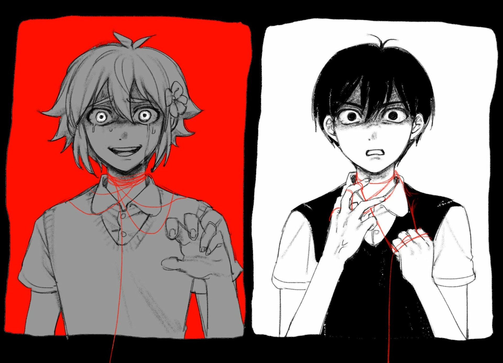 Download Sunny (Omori) Basil (Omori) Video Game OMORI HD Wallpaper by Y0UD1D1T