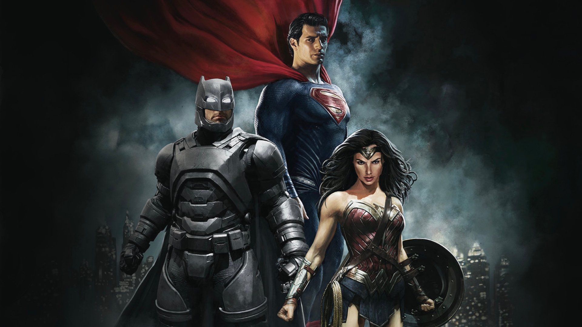 Download Gal Gadot Henry Cavill Wonder Woman Superman Batman Movie Batman V Superman: Dawn Of Justice HD Wallpaper