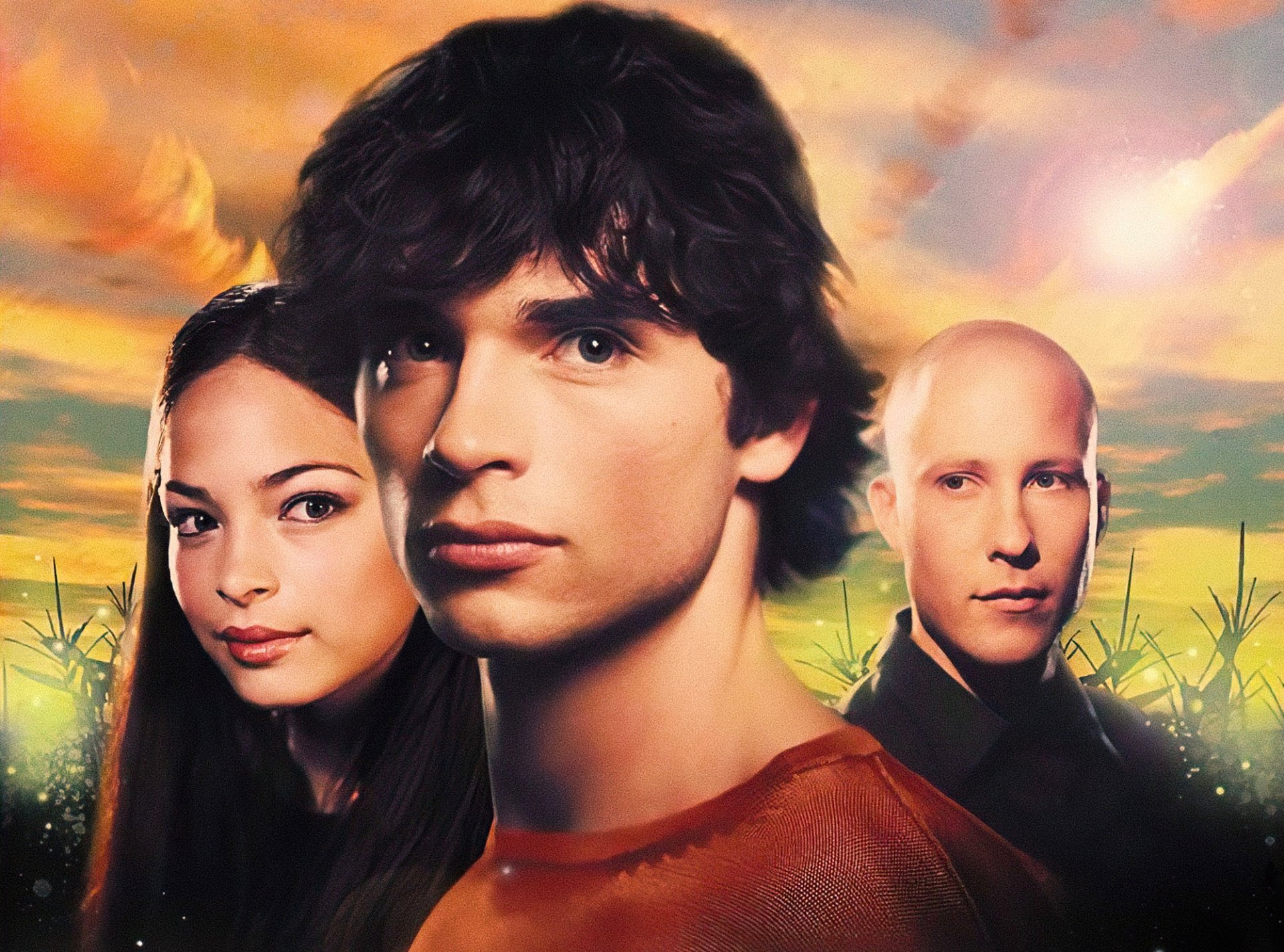 Download Lex Luthor Lana Lang Clark Kent Superman Tom Welling TV Show Smallville HD Wallpaper