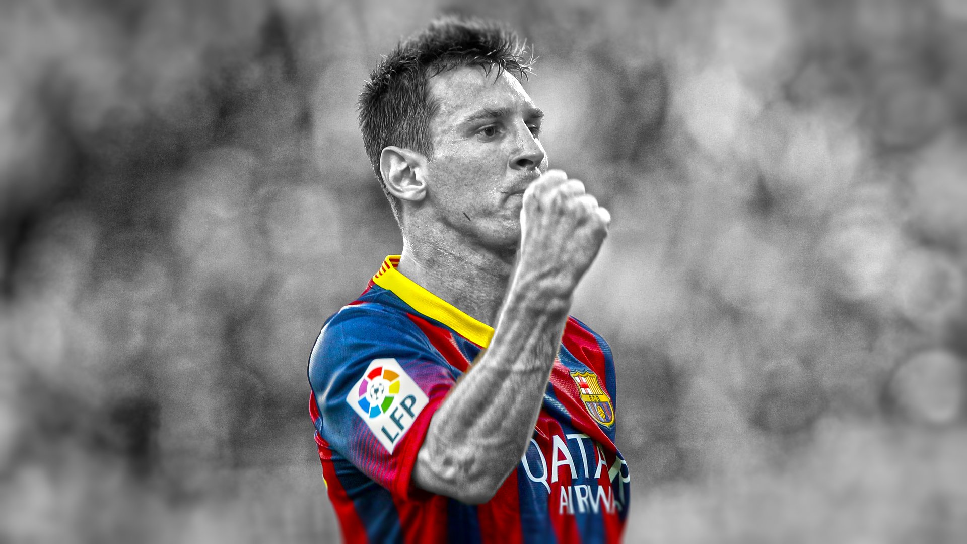 Download FC Barcelona Lionel Messi Sports HD Wallpaper