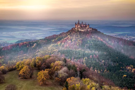 landscape Baden-Württemberg castle Germany man made Hohenzollern Castle HD Desktop Wallpaper | Background Image
