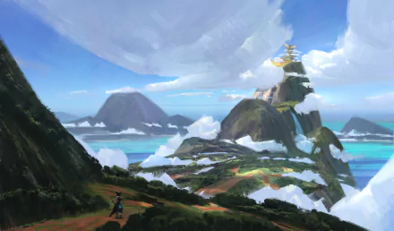 Kena (Kena: Bridge Of Spirits) video game Kena: Bridge of Spirits HD Desktop Wallpaper | Background Image