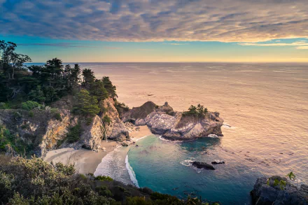 horizon nature beach big sur HD Desktop Wallpaper | Background Image