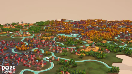 video game Dorfromantik HD Desktop Wallpaper | Background Image